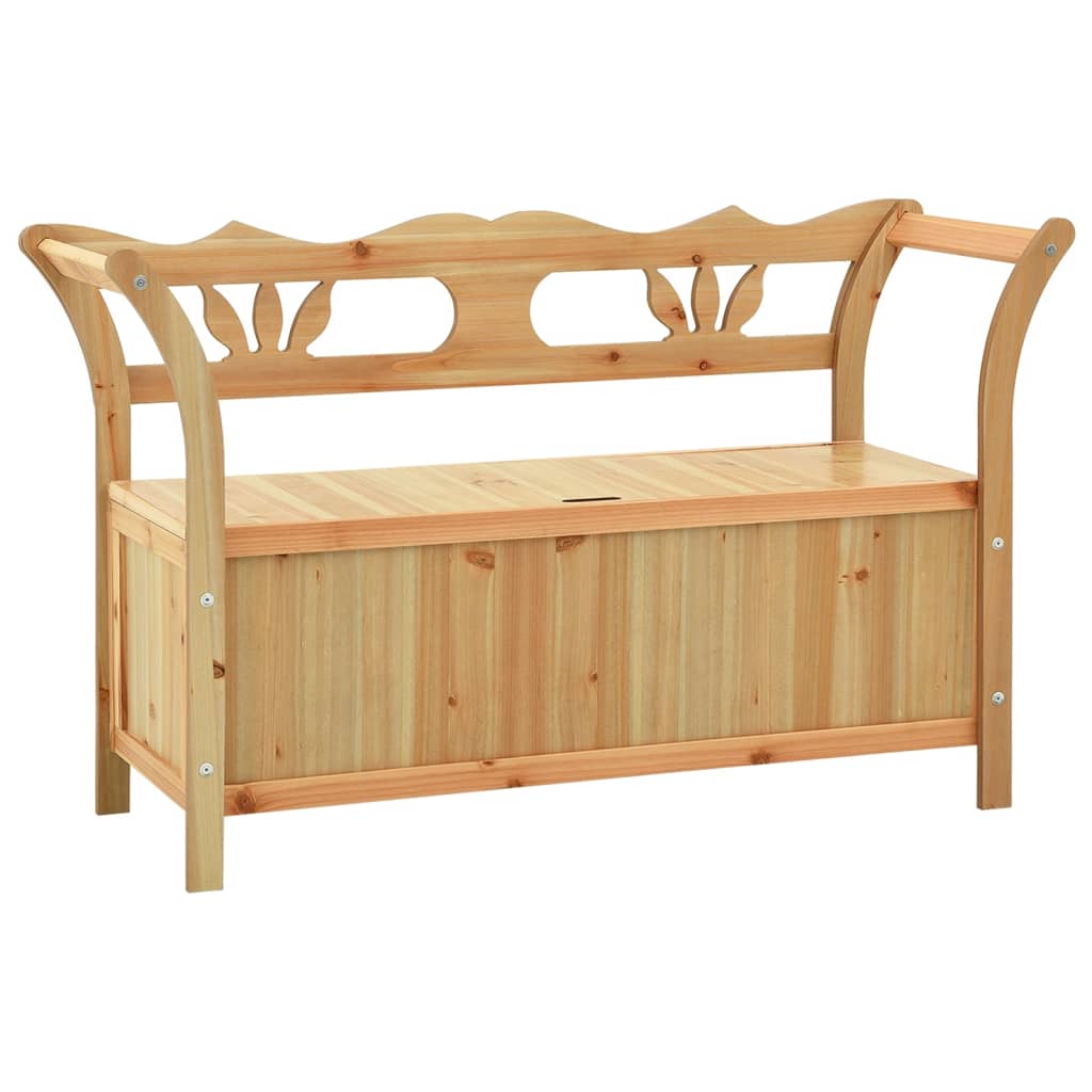 vidaXL Ławka, 107x45x75,5 cm, lite drewno jodłowe