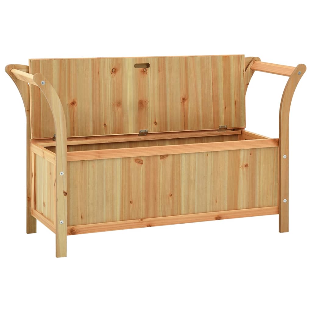 vidaXL Ławka, 107x45x75,5 cm, lite drewno jodłowe