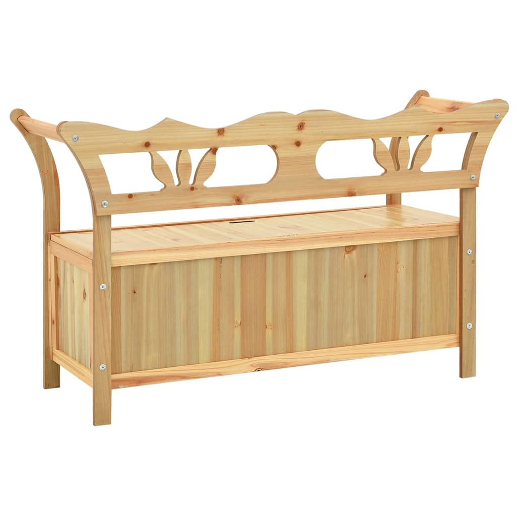 vidaXL Ławka, 107x45x75,5 cm, lite drewno jodłowe