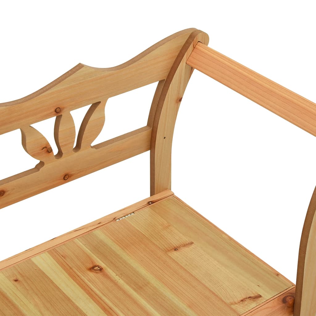 vidaXL Ławka, 107x45x75,5 cm, lite drewno jodłowe