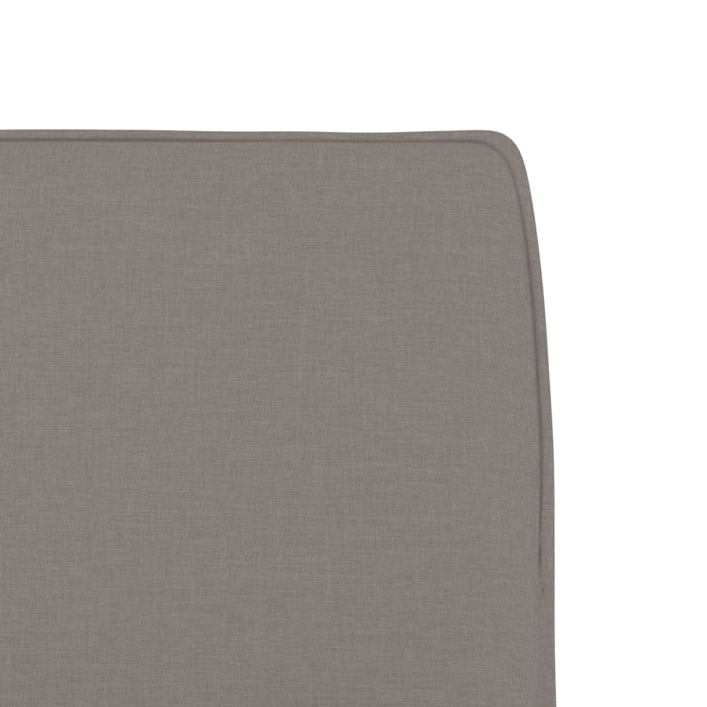 vidaXL Krzesło wypoczynkowe, taupe, 52x75x76 cm, obite tkaniną