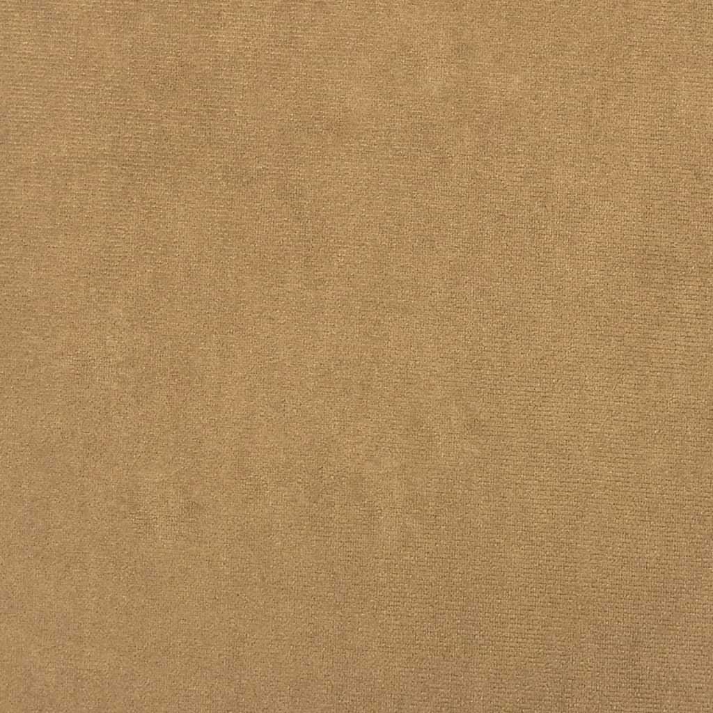 vidaXL Fotel, brązowy, 63x76x80 cm, obity aksamitem