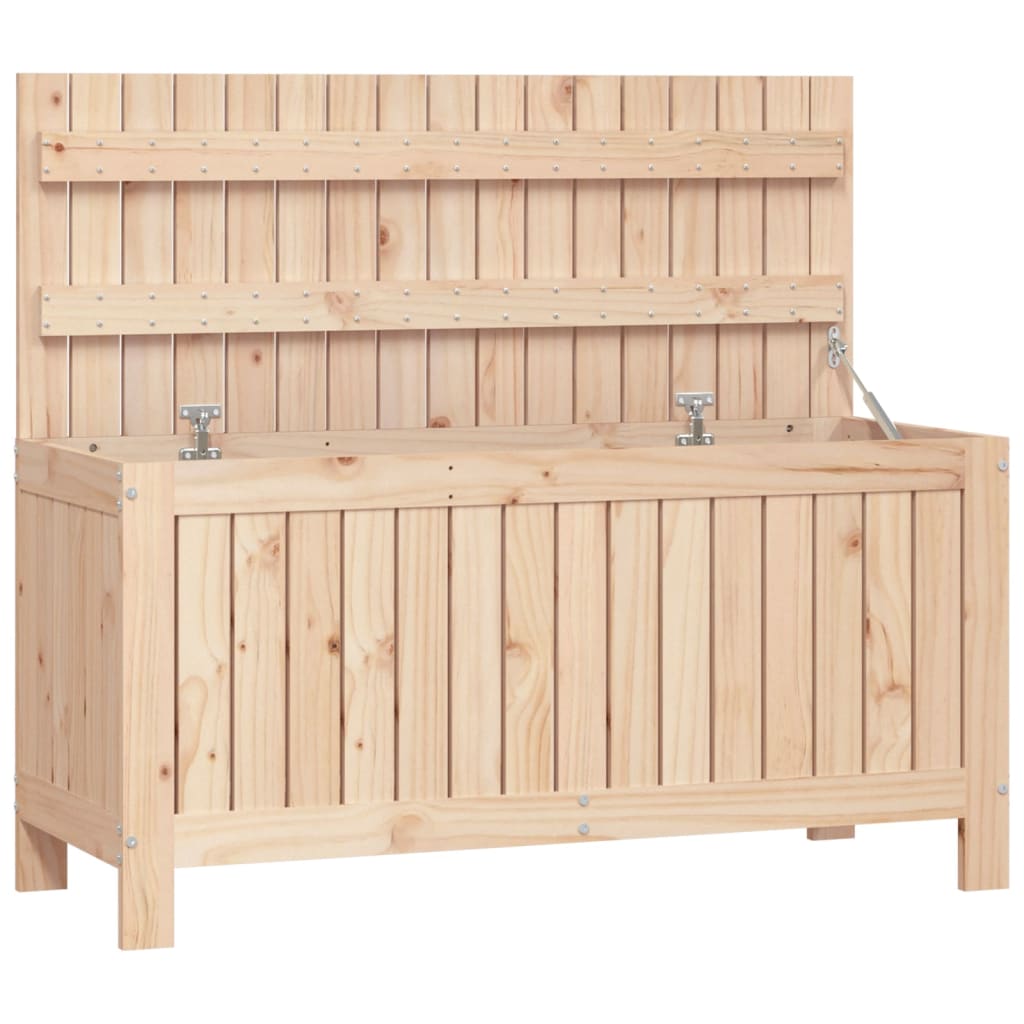 vidaXL Skrzynia ogrodowa, 108x42,5x54 cm, lite drewno sosnowe
