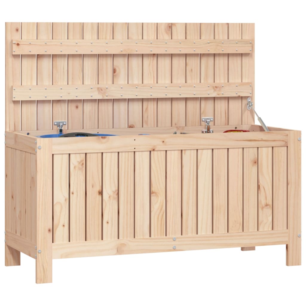 vidaXL Skrzynia ogrodowa, 108x42,5x54 cm, lite drewno sosnowe