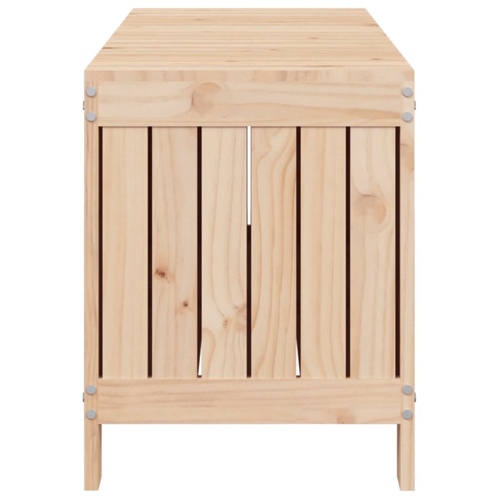 vidaXL Skrzynia ogrodowa, 108x42,5x54 cm, lite drewno sosnowe