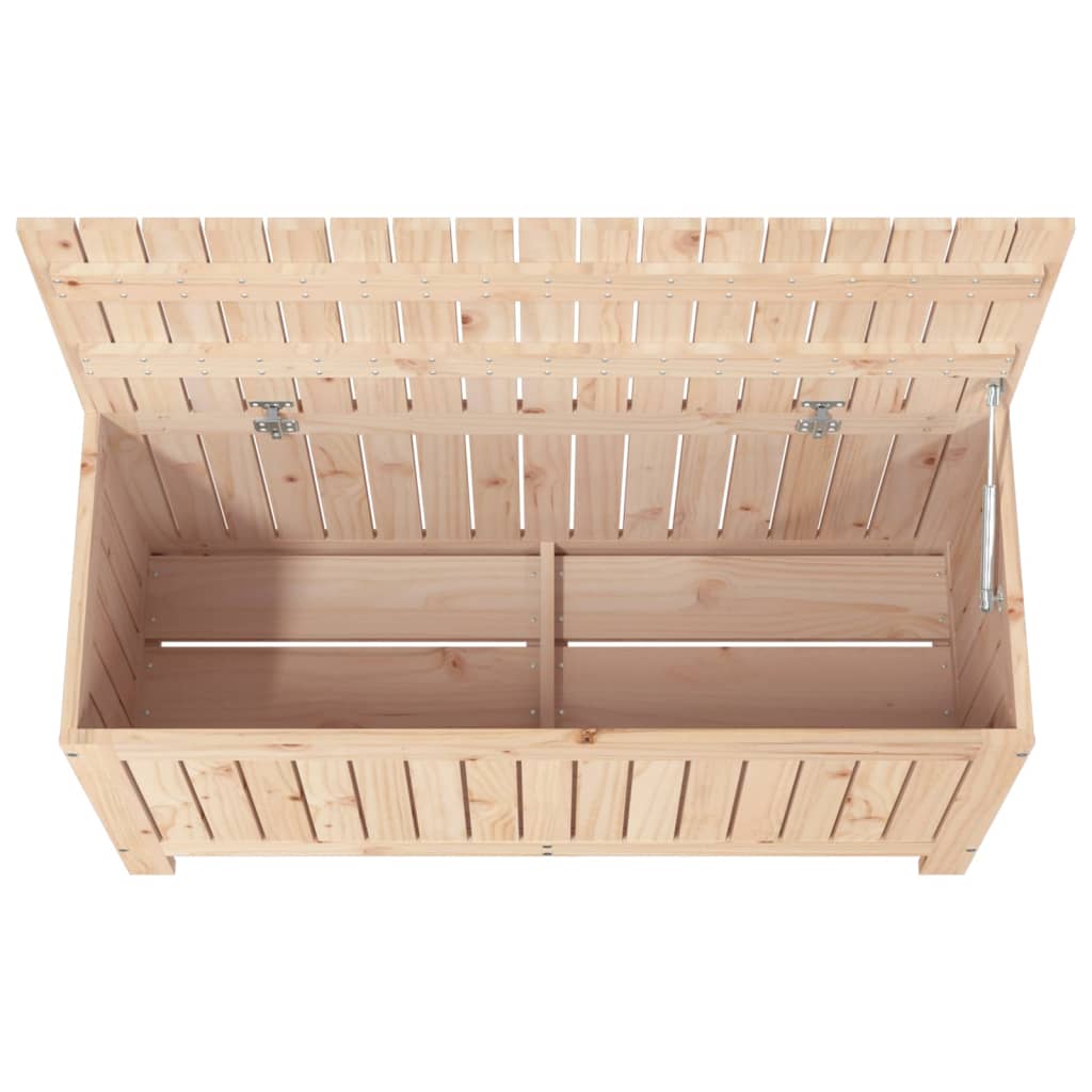 vidaXL Skrzynia ogrodowa, 108x42,5x54 cm, lite drewno sosnowe