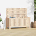 vidaXL Skrzynia ogrodowa, 108x42,5x54 cm, lite drewno sosnowe
