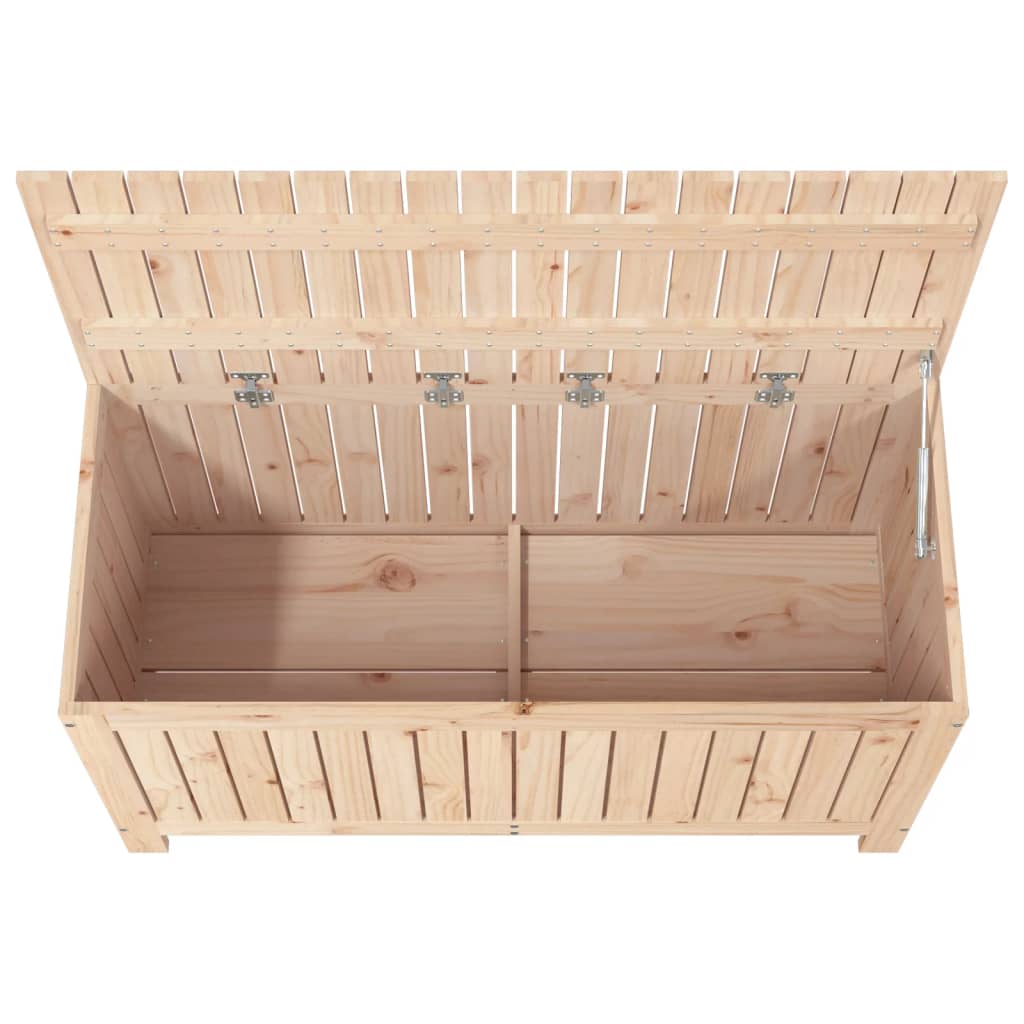 vidaXL Skrzynia ogrodowa, 115x49x60 cm, lite drewno sosnowe