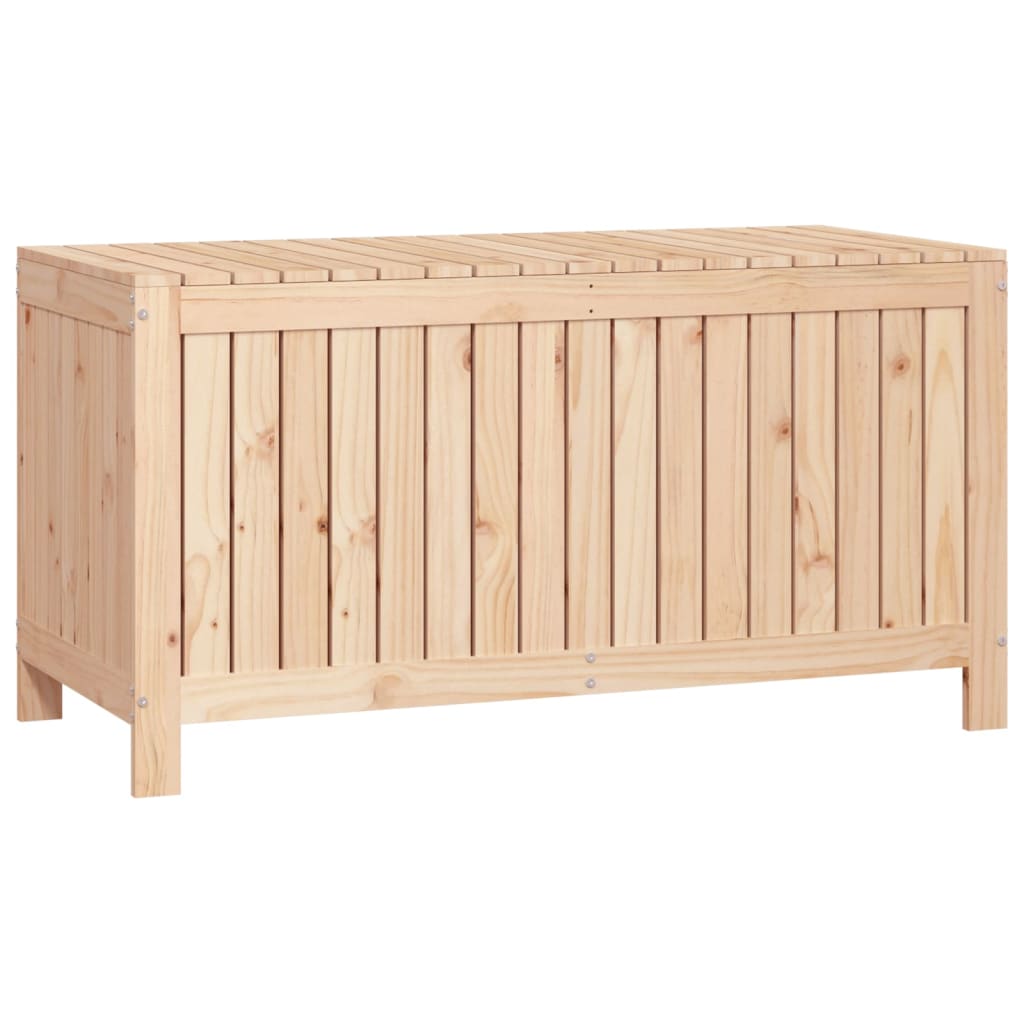 vidaXL Skrzynia ogrodowa, 121x55x64 cm, lite drewno sosnowe