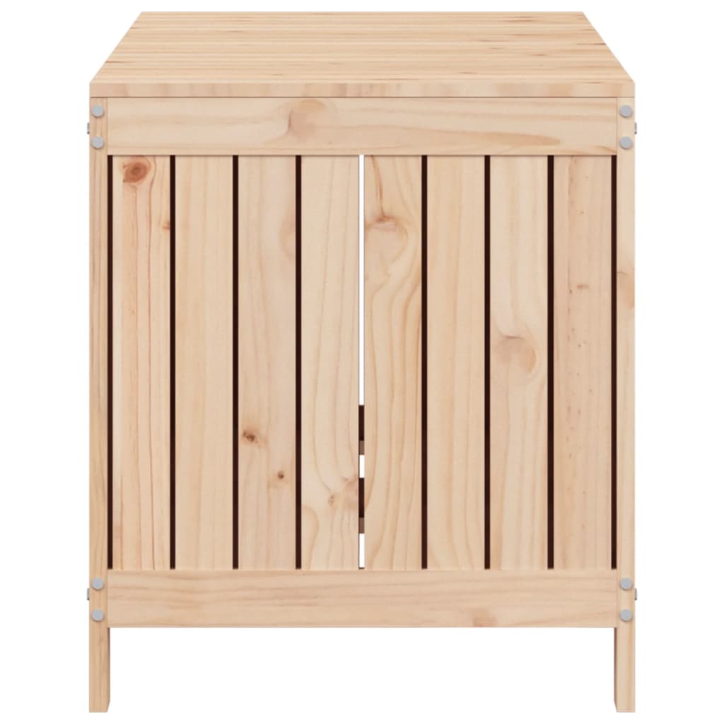 vidaXL Skrzynia ogrodowa, 121x55x64 cm, lite drewno sosnowe