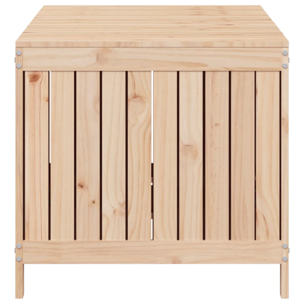 vidaXL Skrzynia ogrodowa, 147x68x64 cm, lite drewno sosnowe