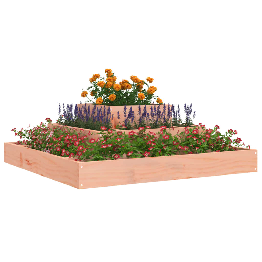 vidaXL Donica, 80x80x27 cm, lite drewno daglezjowe