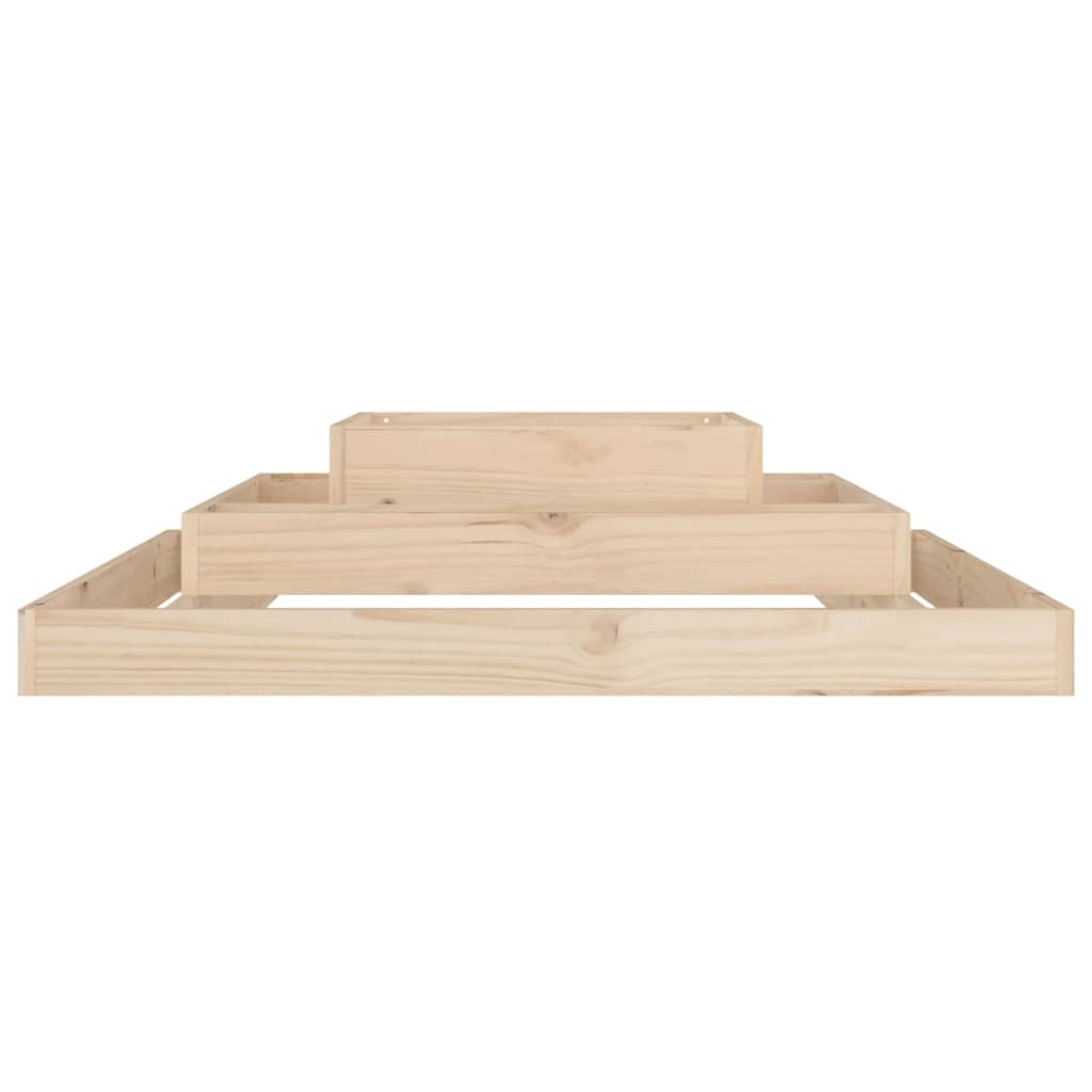 vidaXL Donica, 110x110x27 cm, lite drewno sosnowe
