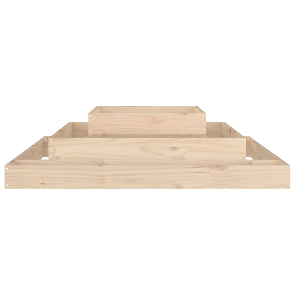 vidaXL Donica, 110x110x27 cm, lite drewno sosnowe