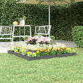 vidaXL Donica, szara, 110x110x27 cm, lite drewno sosnowe