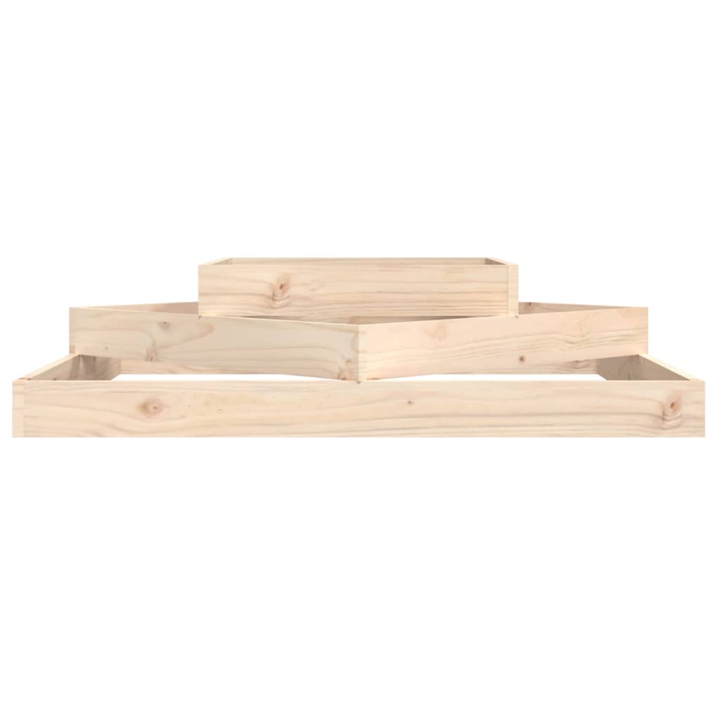 vidaXL Donica, 112x112x27 cm, lite drewno sosnowe
