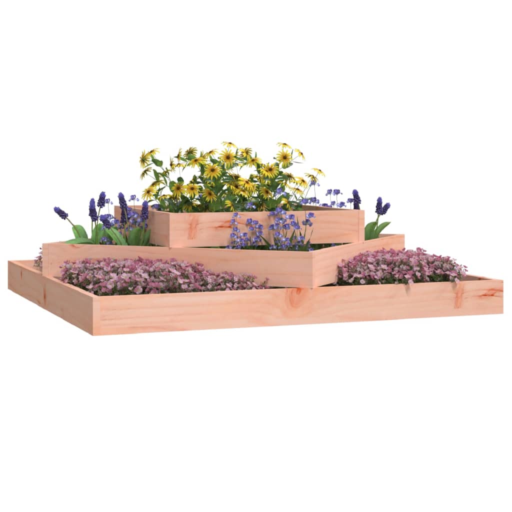 vidaXL Donica, 112x112x27 cm, lite drewno daglezjowe