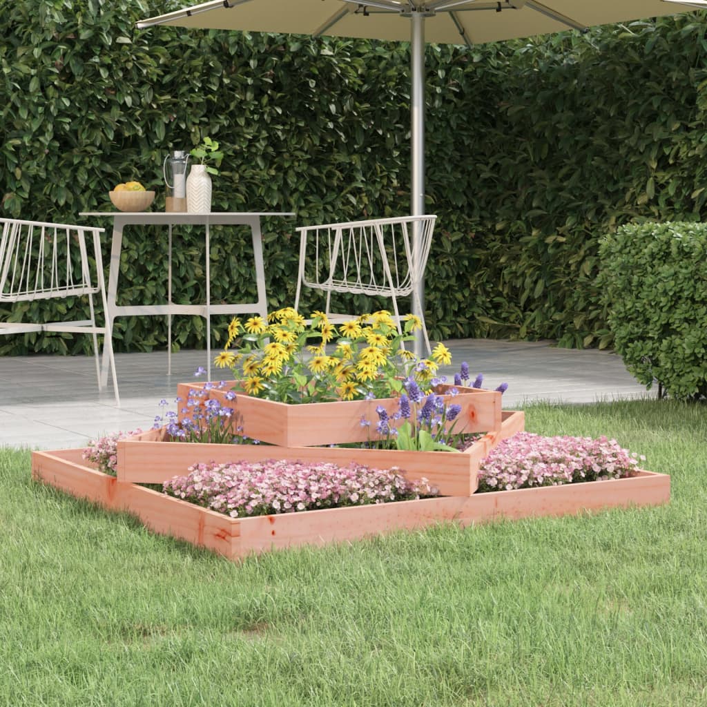 vidaXL Donica, 112x112x27 cm, lite drewno daglezjowe