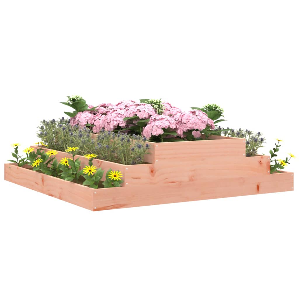vidaXL Donica, 110x110x27 cm, lite drewno daglezjowe