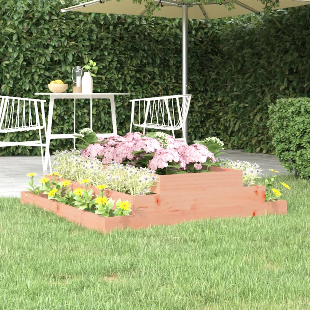 vidaXL Donica, 110x110x27 cm, lite drewno daglezjowe