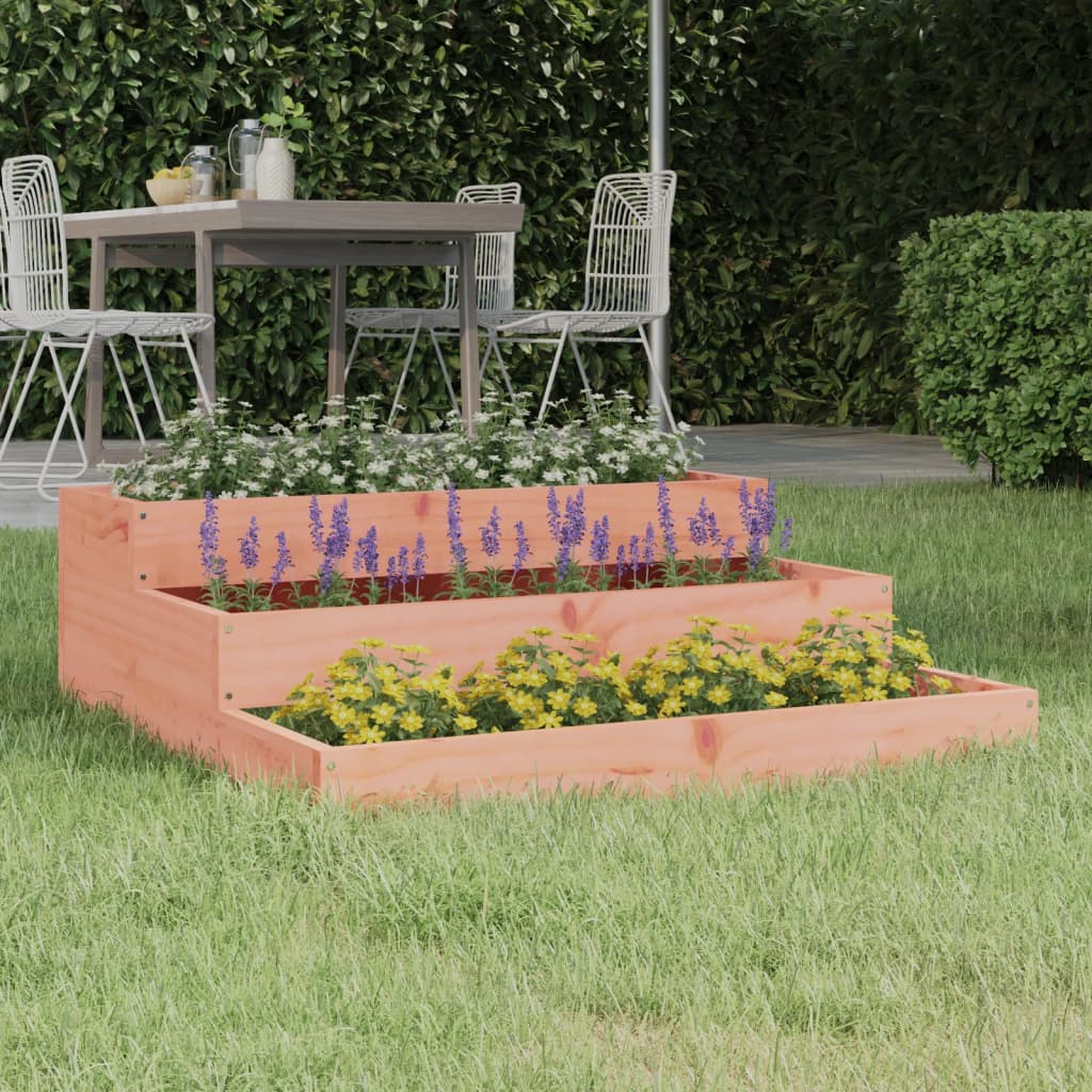 vidaXL Donica, 78x78x27 cm, lite drewno daglezjowe