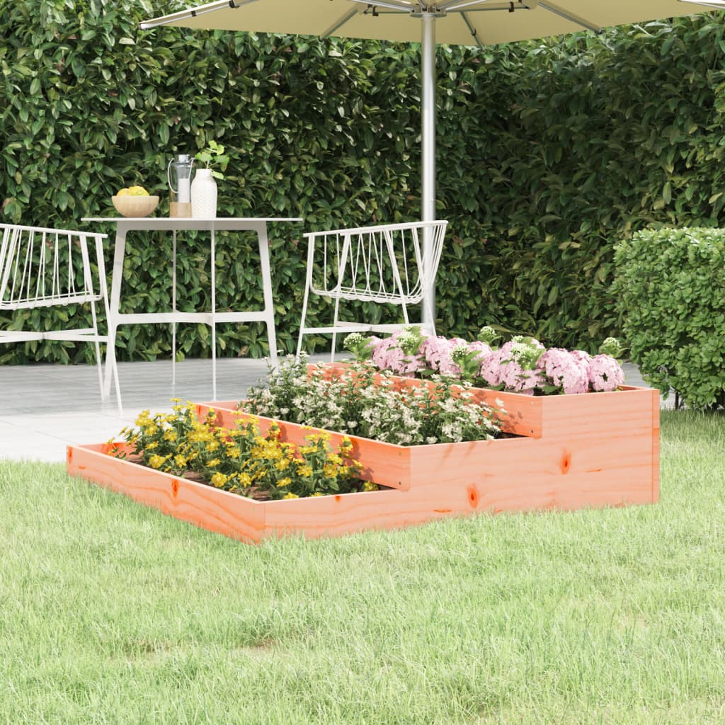 vidaXL Donica, 107x107x27 cm, lite drewno daglezjowe