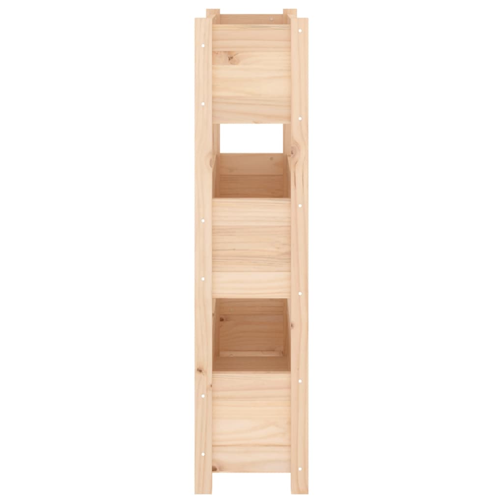 vidaXL Donica, 77x25x104,5 cm, lite drewno sosnowe