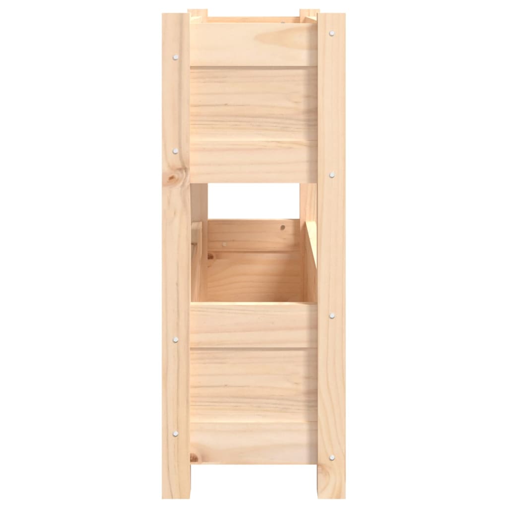 vidaXL Donica, 77x25x66 cm, lite drewno sosnowe
