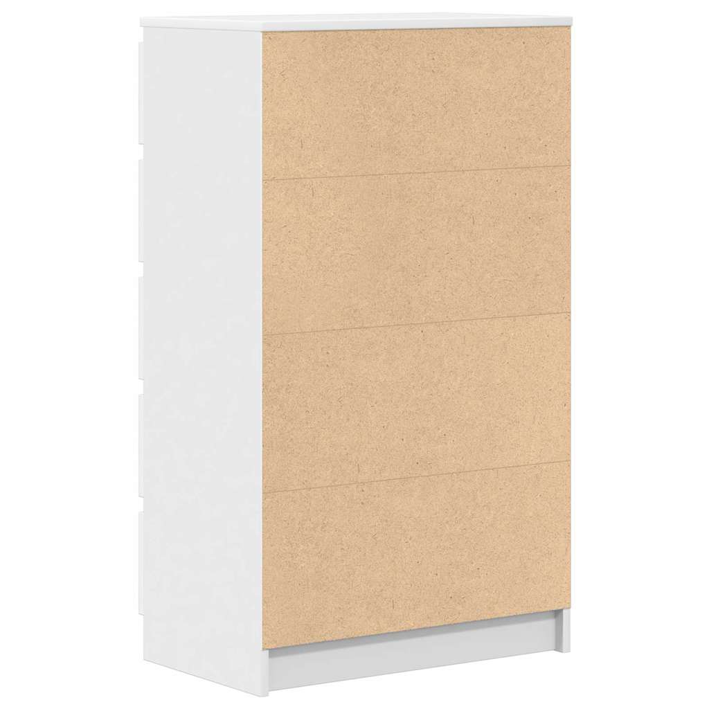 vidaXL Komoda, biała, 60x36x103 cm, materiał drewnopochodny