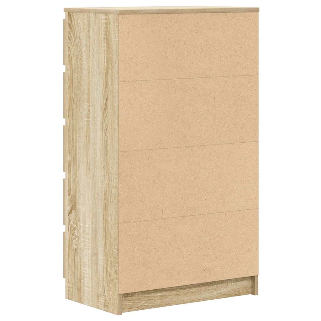 vidaXL Komoda, kolor dąb sonoma, 60x36x103 cm, materiał drewnopochodny