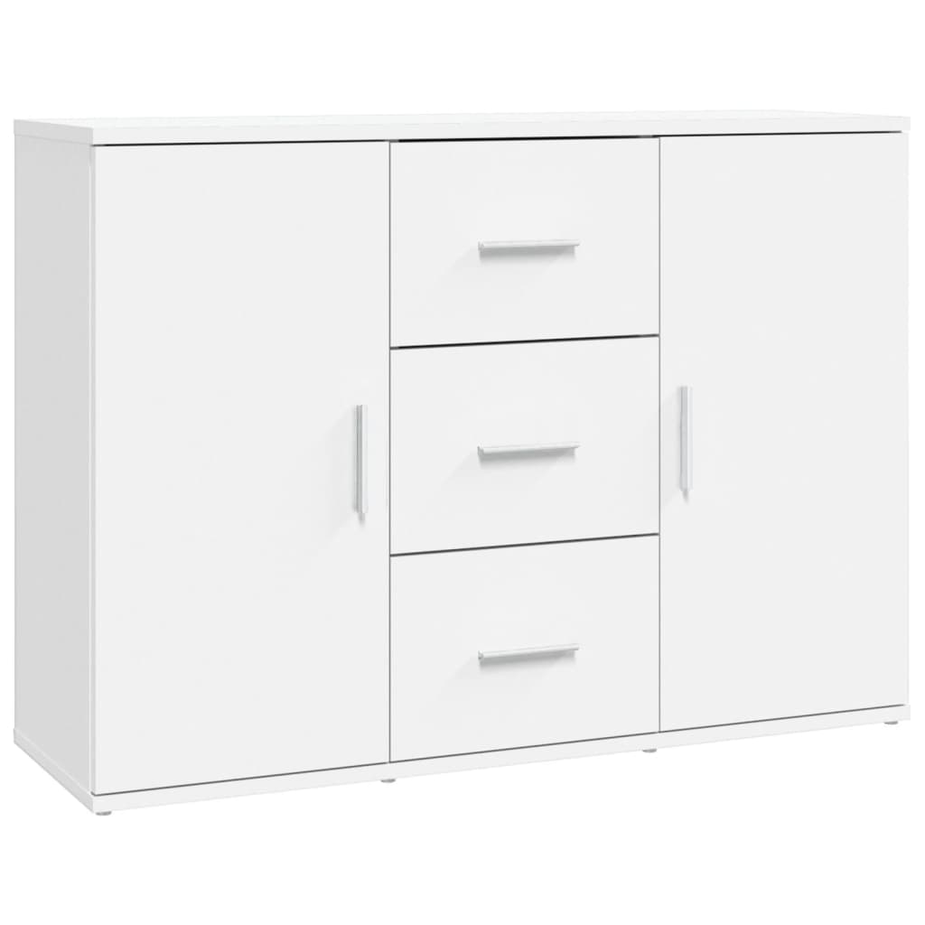 vidaXL Szafka, biała, 91x29,5x65 cm, materiał drewnopochodny