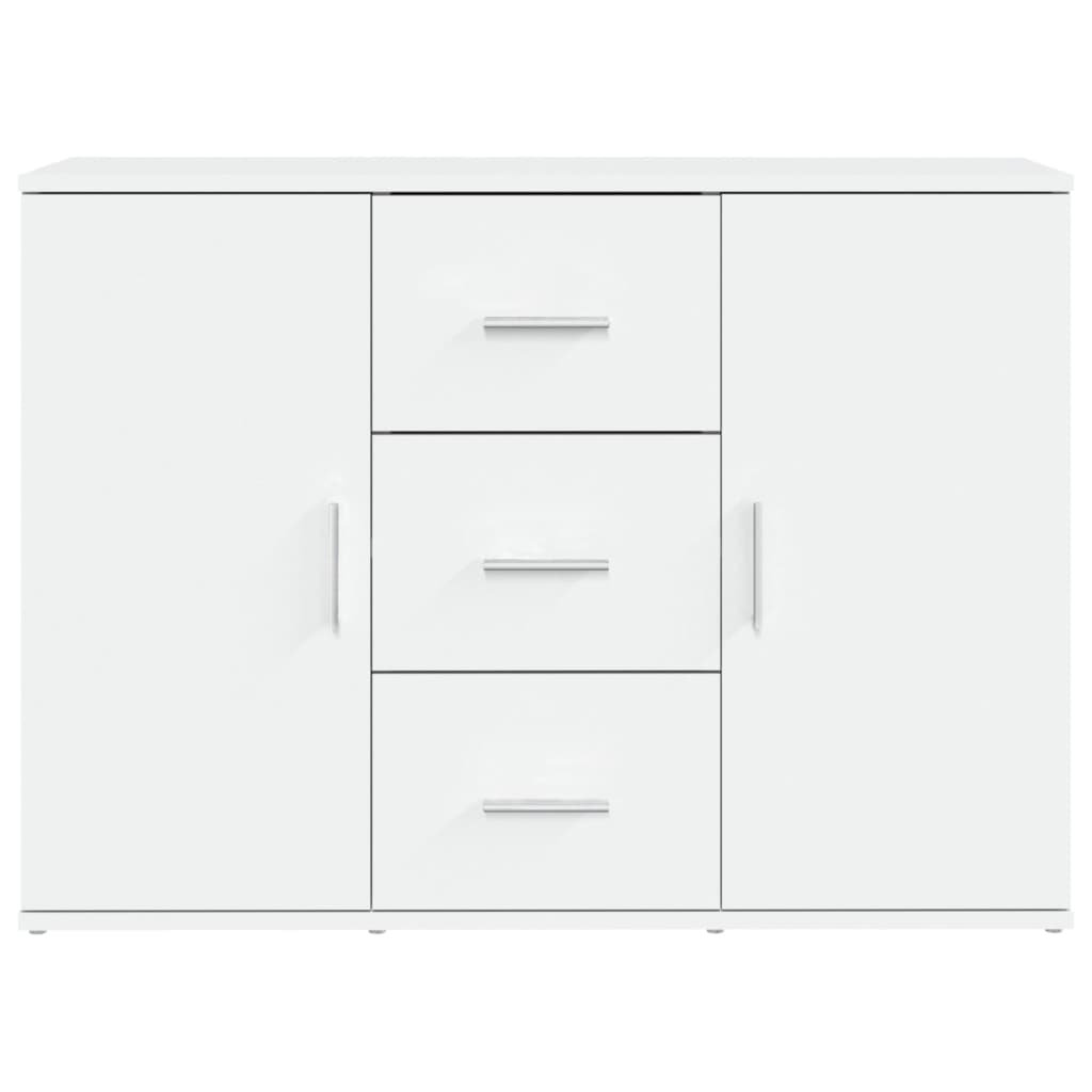 vidaXL Szafka, biała, 91x29,5x65 cm, materiał drewnopochodny