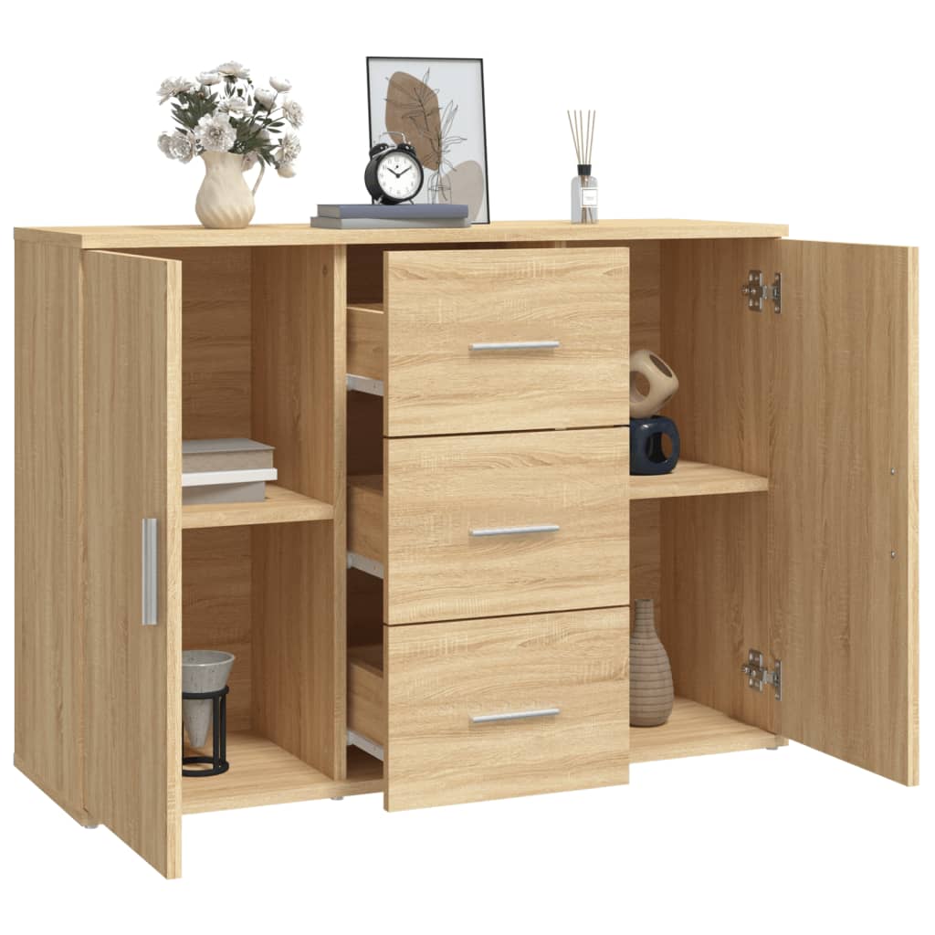 vidaXL Szafka, dąb sonoma, 91x29,5x65 cm, materiał drewnopochodny