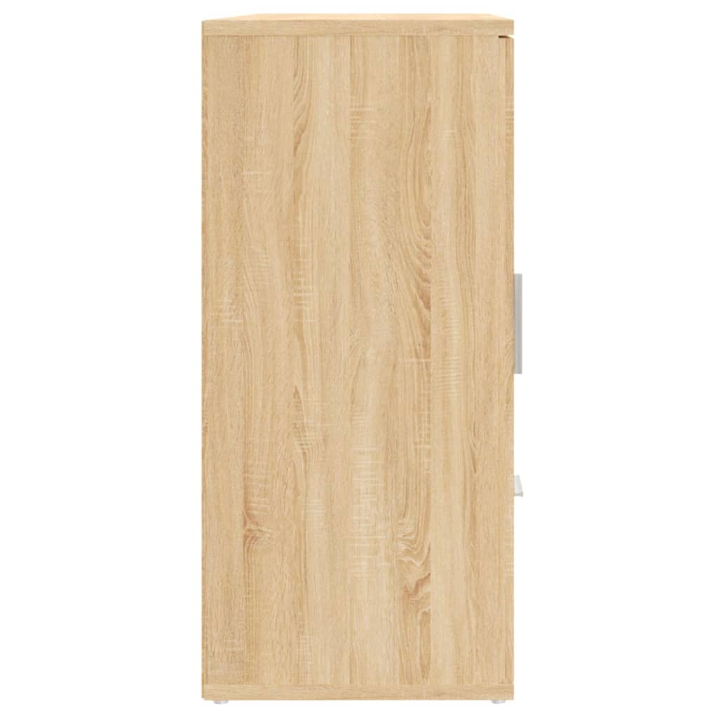 vidaXL Szafka, dąb sonoma, 91x29,5x65 cm, materiał drewnopochodny
