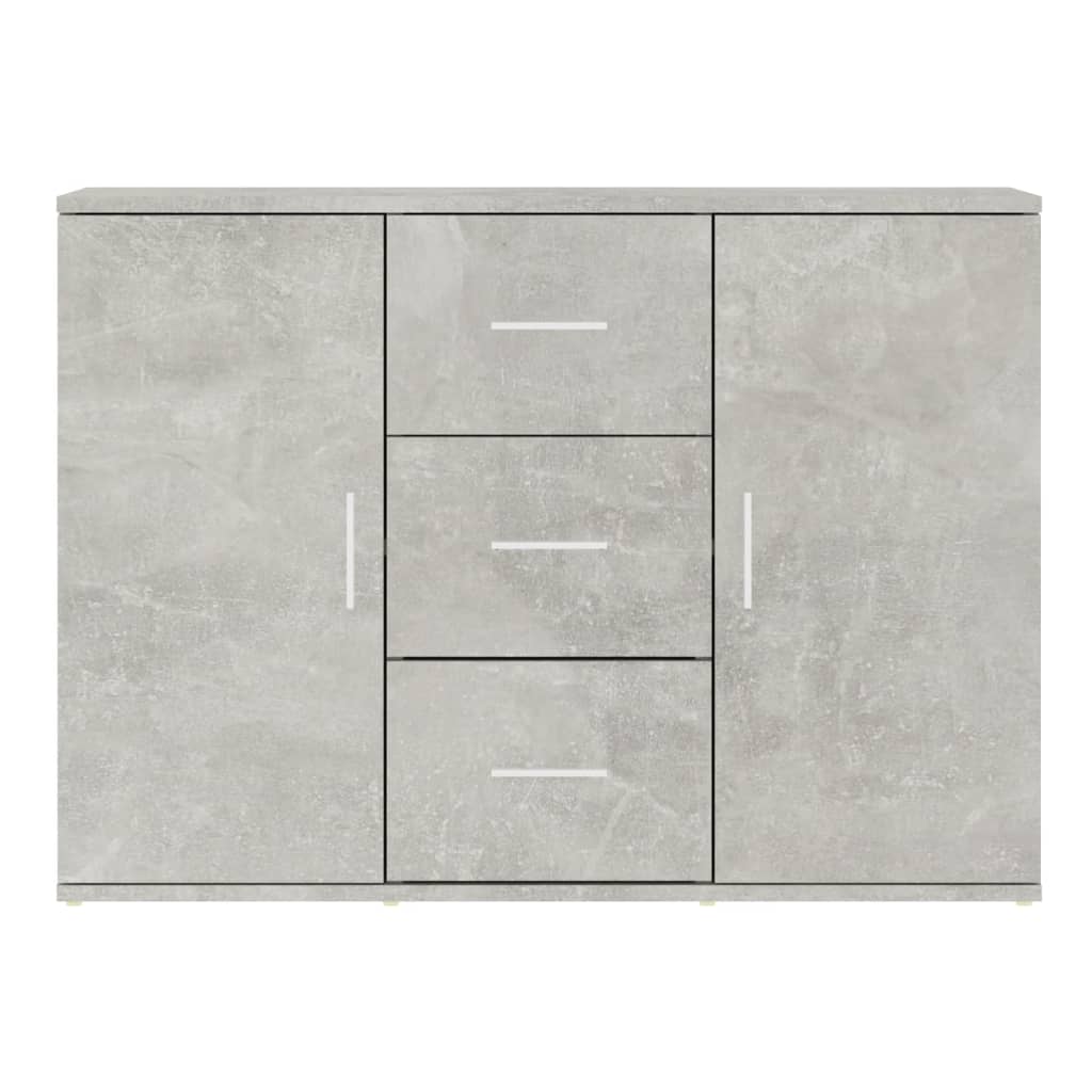 vidaXL Szafka, szarość betonu, 91x29,5x65 cm, materiał drewnopochodny