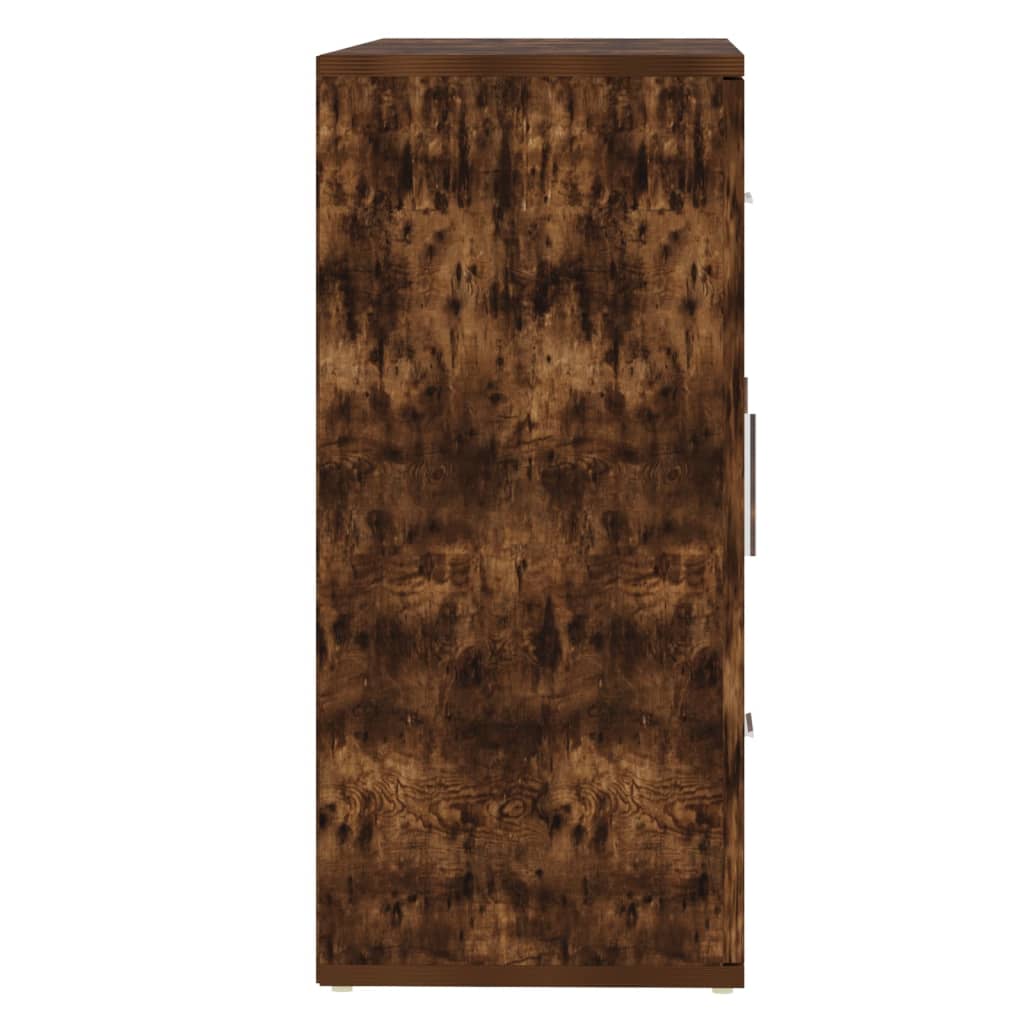 vidaXL Szafka, przydymiony dąb, 91x29,5x65 cm, materiał drewnopochodny