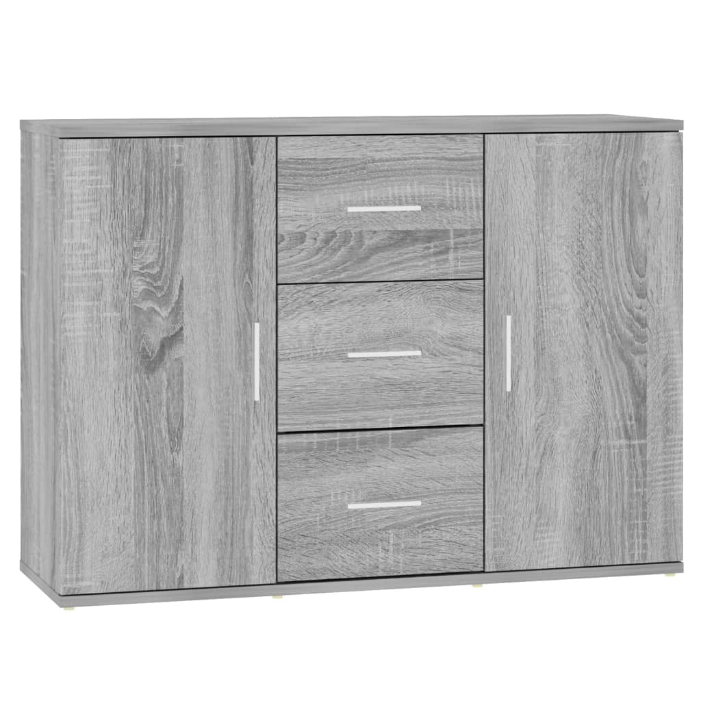 vidaXL Szafka, szary dąb sonoma, 91x29,5x65cm, materiał drewnopochodny