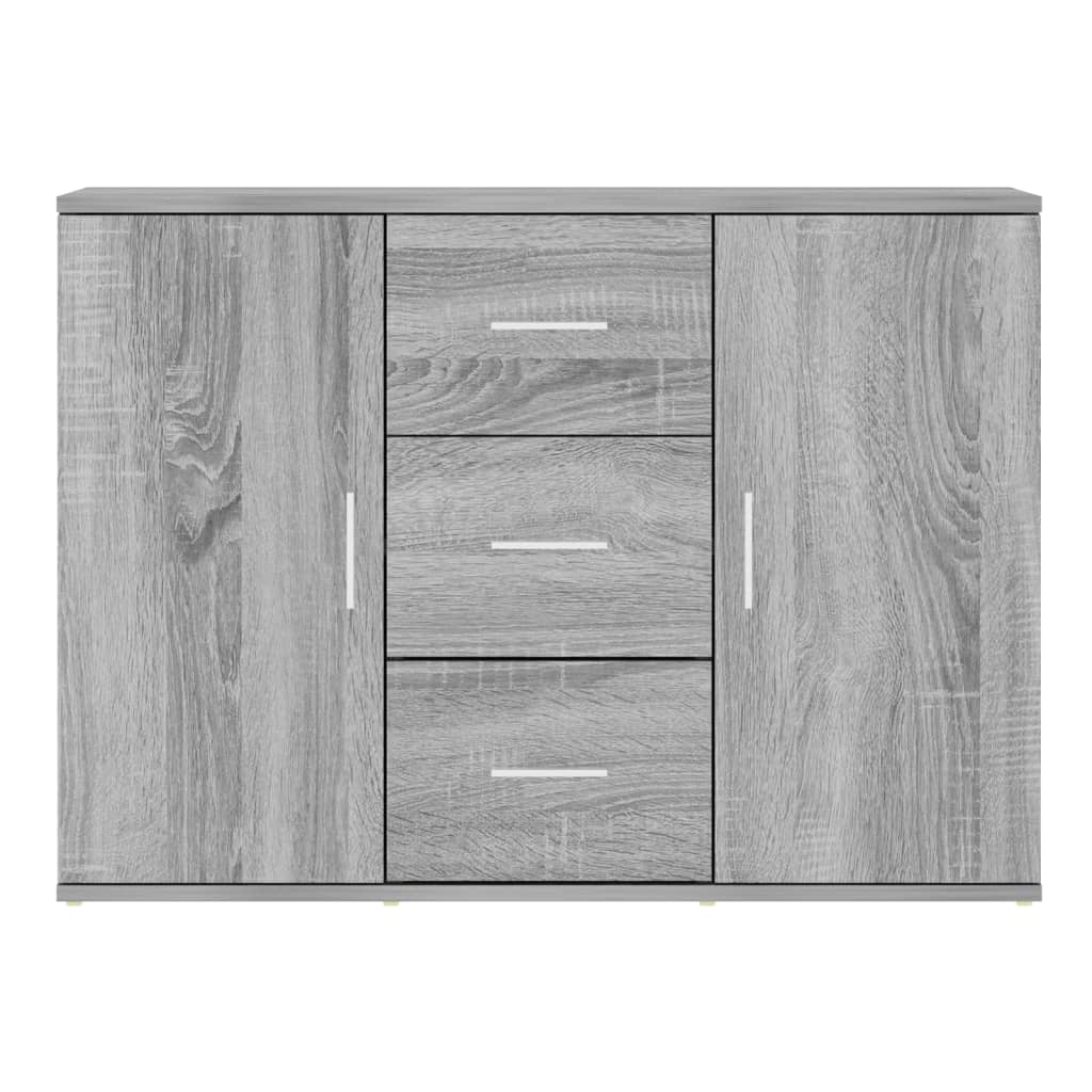 vidaXL Szafka, szary dąb sonoma, 91x29,5x65cm, materiał drewnopochodny