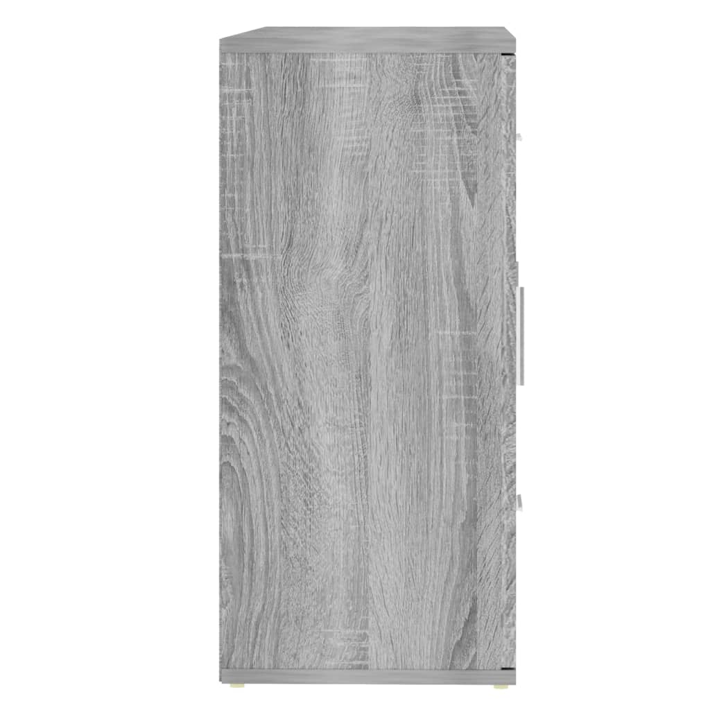 vidaXL Szafka, szary dąb sonoma, 91x29,5x65cm, materiał drewnopochodny