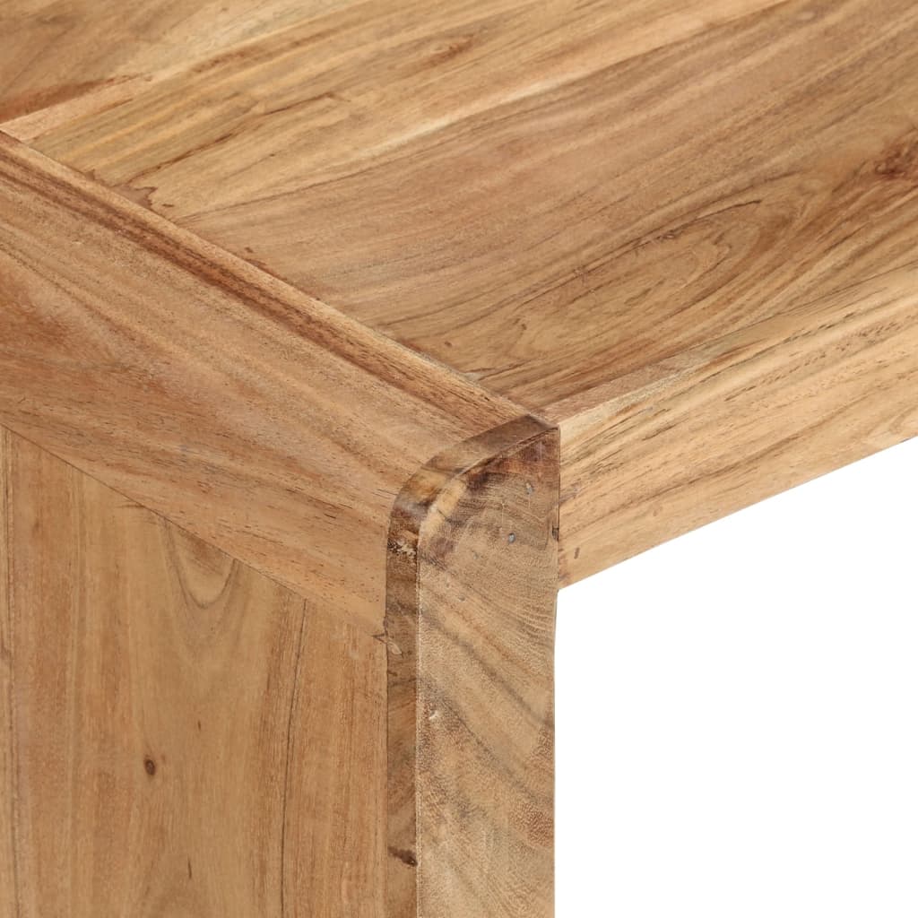 vidaXL Stolik kawowy, 110x55x35 cm, lite drewno akacjowe