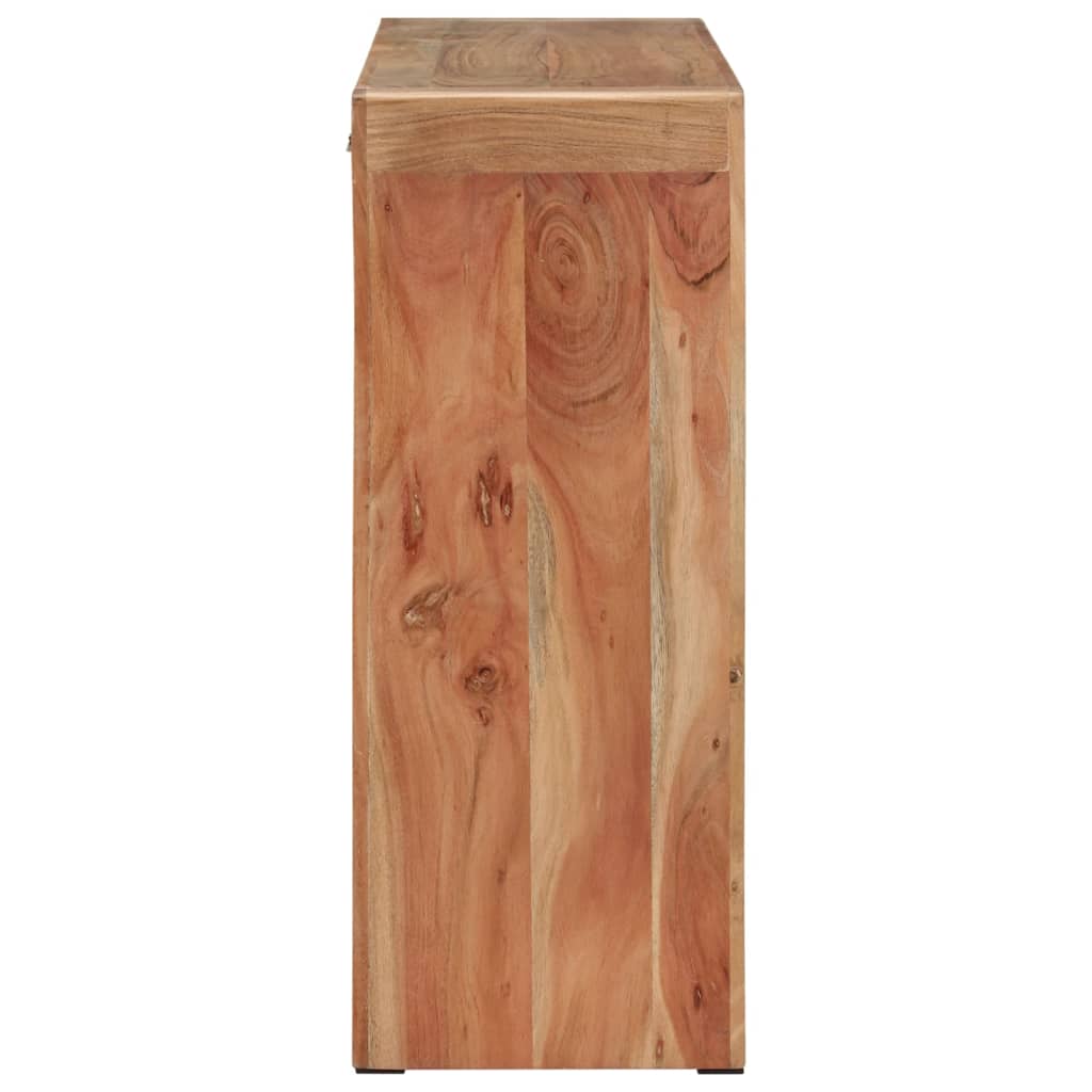 vidaXL Stolik konsolowy, 110x30x76 cm, lite drewno akacjowe