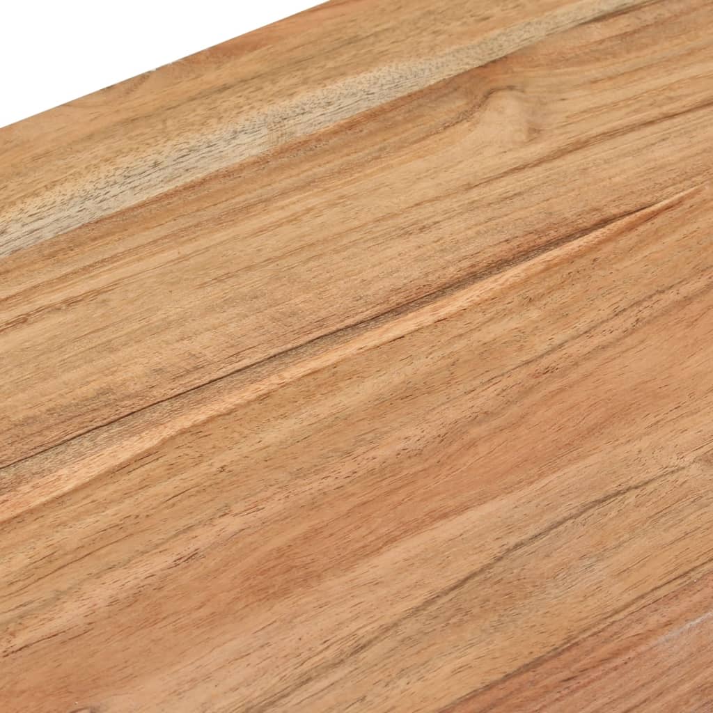 vidaXL Stolik konsolowy, 110x30x76 cm, lite drewno akacjowe