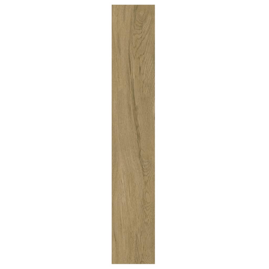 vidaXL Panele ścienne, drewnopodobne, brązowe, PVC, 2,06 m²