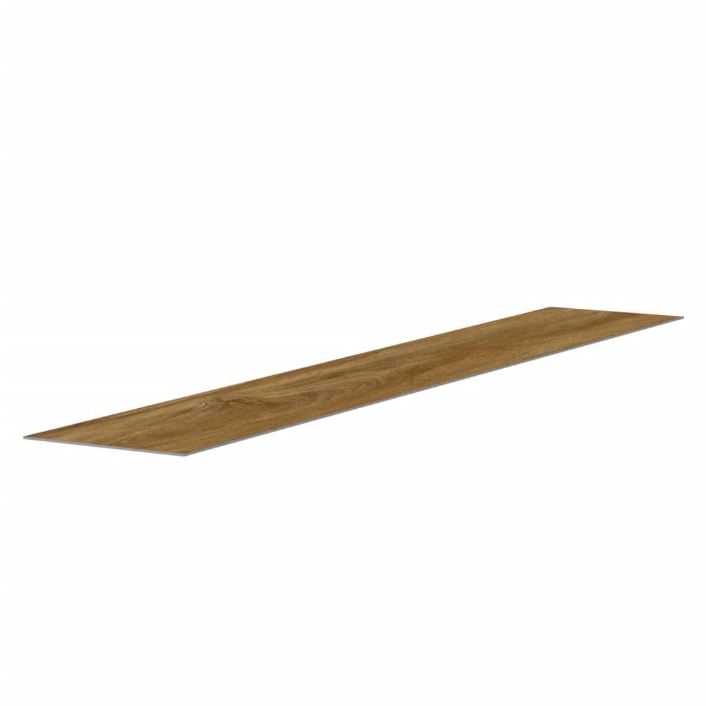 vidaXL Panele ścienne, drewnopodobne, brązowe, PVC, 2,06 m²