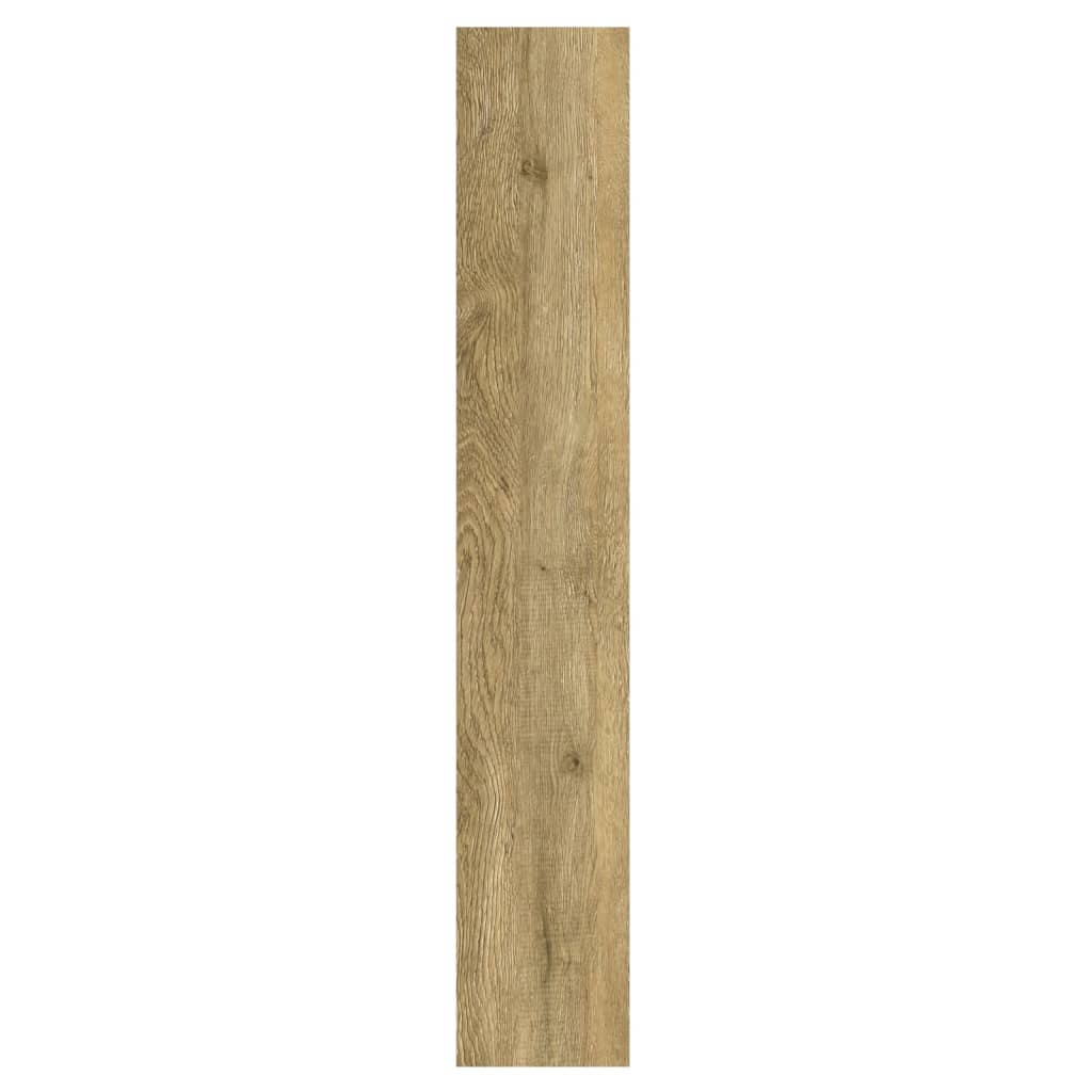 vidaXL Panele ścienne, drewnopodobne, brązowe, PVC, 2,06 m²