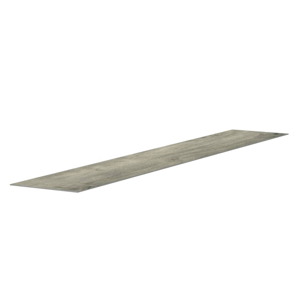 vidaXL Panele ścienne, drewnopodobne, szare, PVC, 2,06 m²