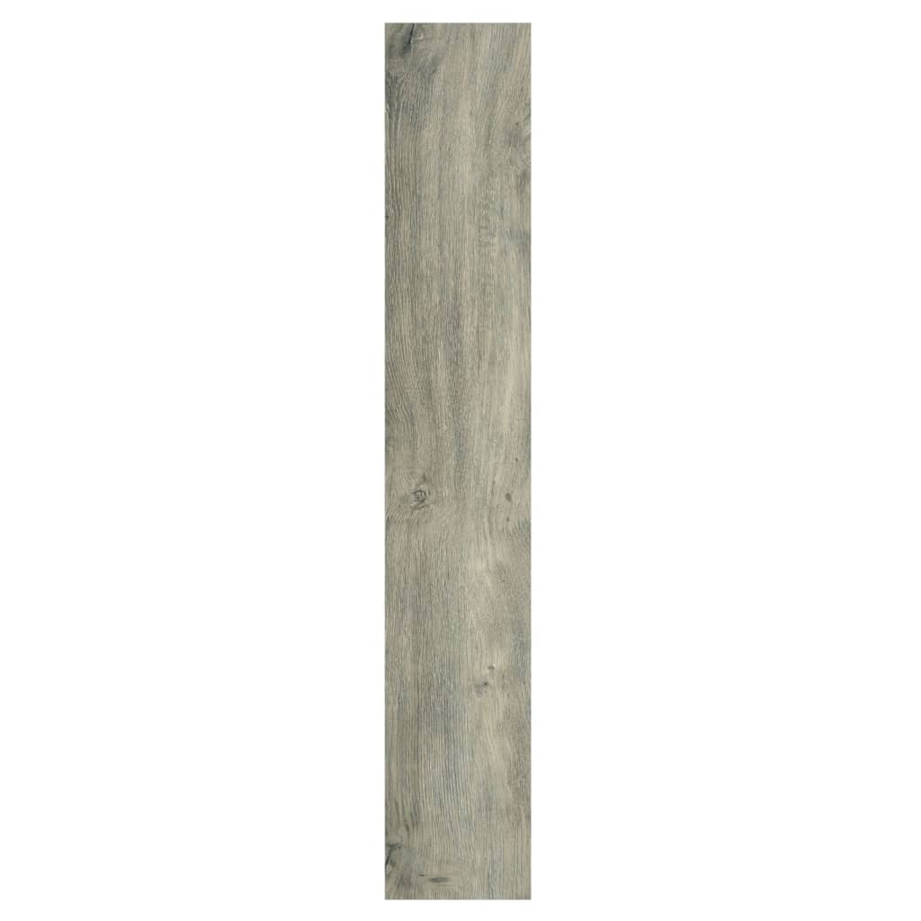 vidaXL Panele ścienne, drewnopodobne, szare, PVC, 2,06 m²