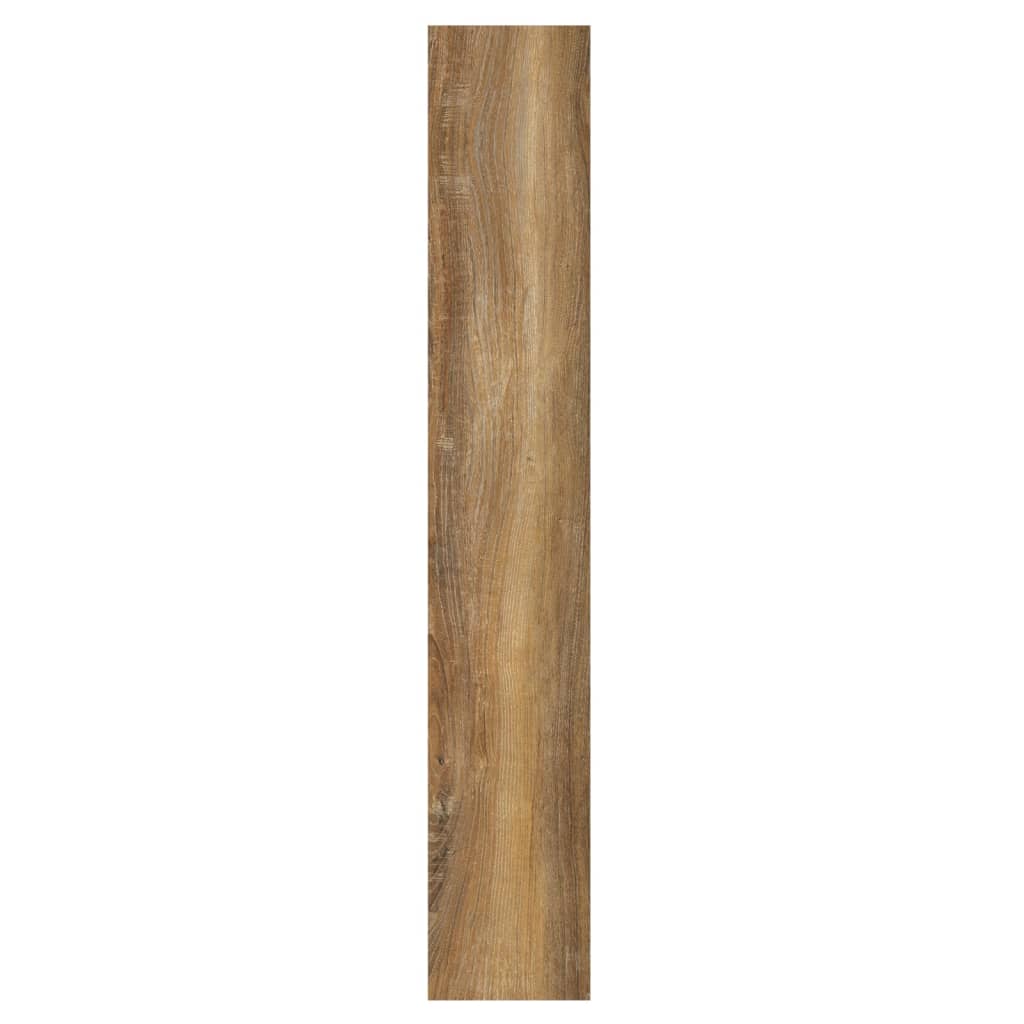 vidaXL Panele ścienne, drewnopodobne, brązowe, PVC, 2,06 m²