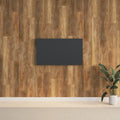 vidaXL Panele ścienne, drewnopodobne, brązowe, PVC, 2,06 m²