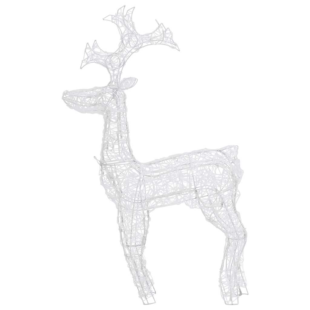 vidaXL Renifery ozdobne, 2 szt., 60x16x100 cm, akryl